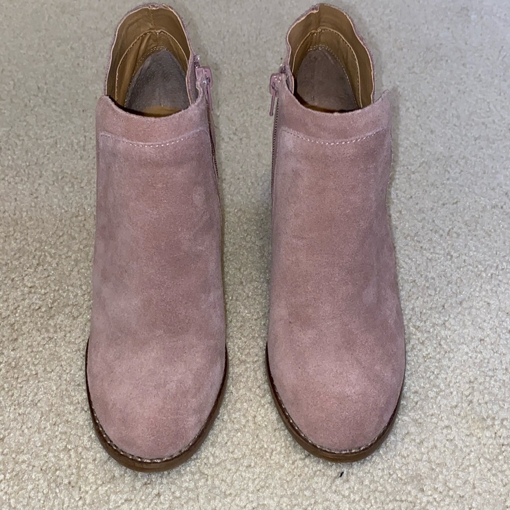 Lucky Brand Dusty Pink Booties